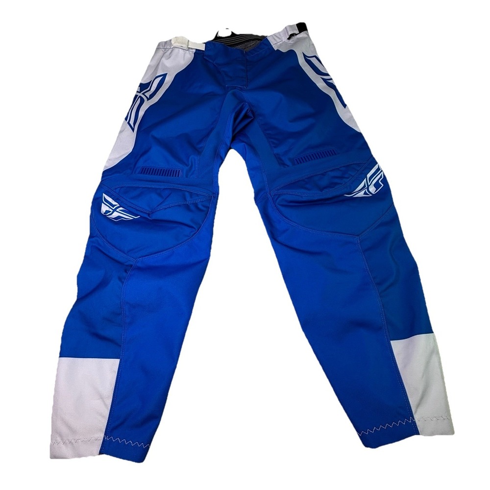 Fly Racing F-16 Pants True Blue/White Size 38 377-93440 Motorcycle Wear Padded